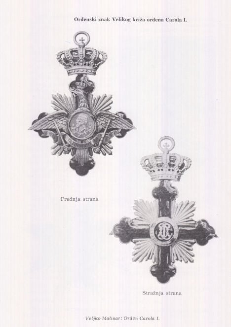 Ordenski znak Velikog križa ordena Carola I.